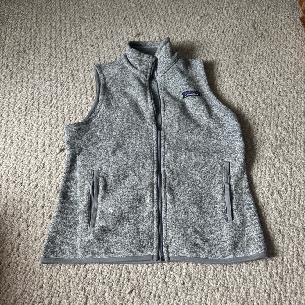 Patagonia Gray Fleece Vest for Layering